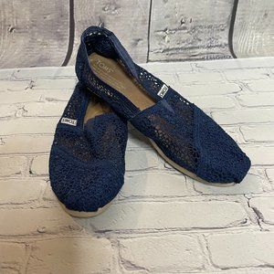 Toms Shoes Toms Alpargata Moroccan Crochet Loafer Slip On Shoe
